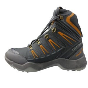 Coasters CTR RUB-50 Waterproof High Ankle Anti-Skid Trekking & Hiking Shoes – Durable Outdoor Adventure Boots ( Cement Mango colour ) - Image 4